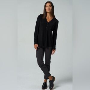 NWT Franne Golde All Season Classic Pants Charcoal Gray Size 18